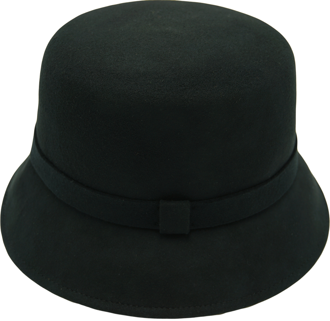 Cappello Cloche (Feltro di Lana)