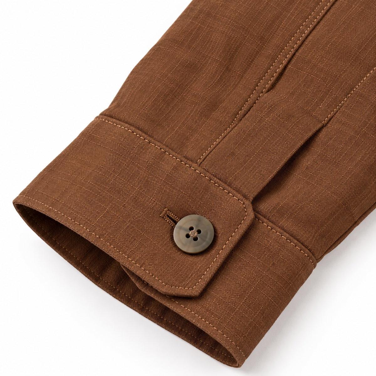 Giacca Camicia Lino - Over Shirt Bruciato