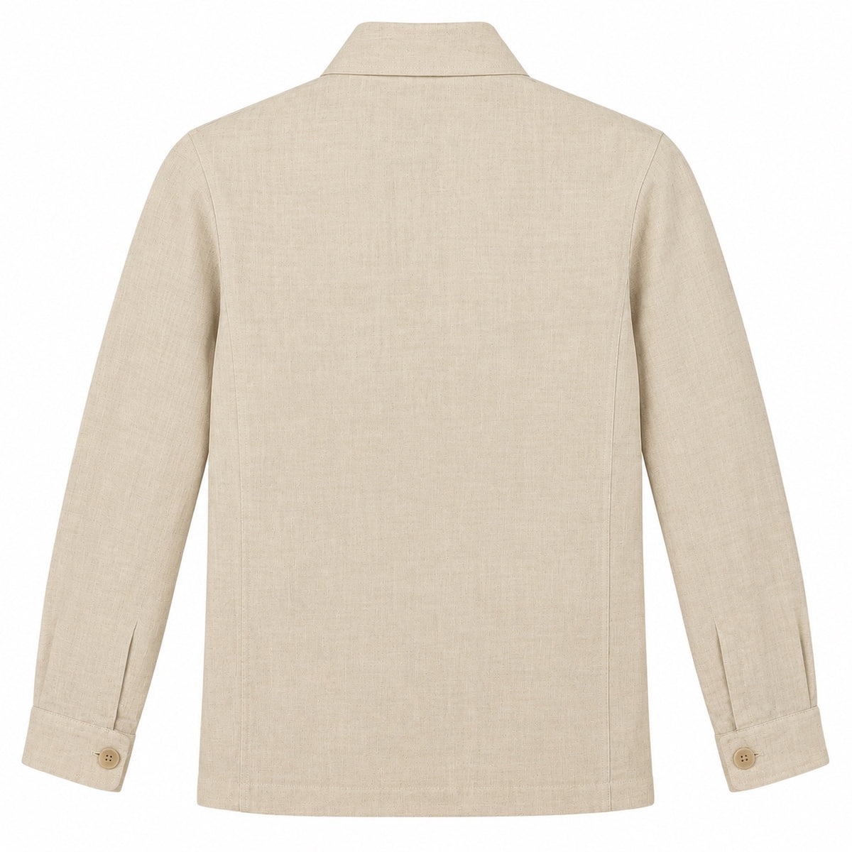 Giacca Camicia Lino - Over Shirt Panna