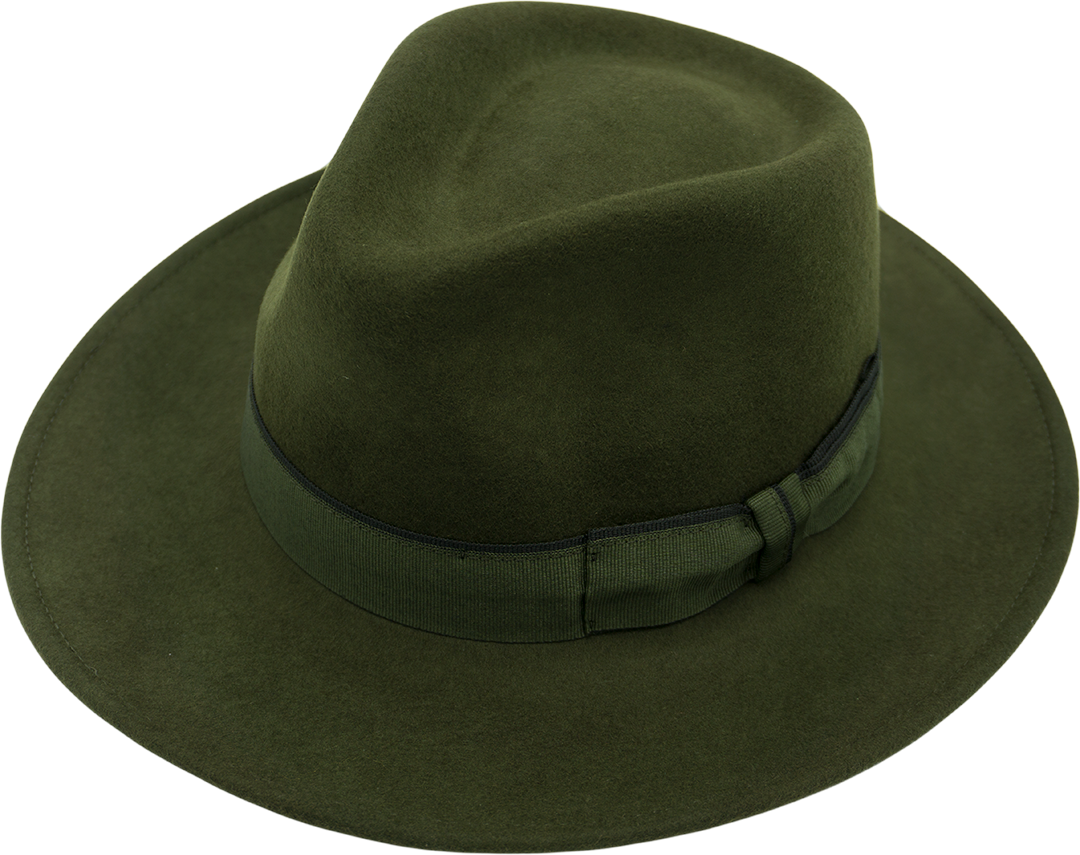 Cappello Melange Tesa Larga (Feltro di Lana)