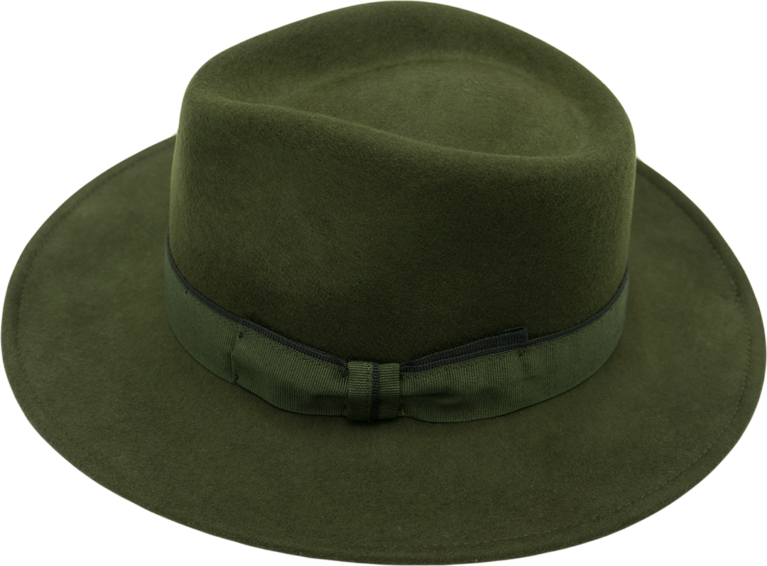 Cappello Melange Tesa Larga (Feltro di Lana)