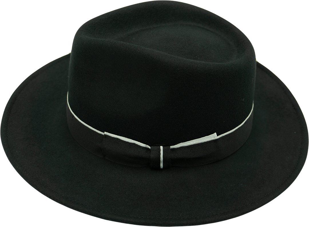 Cappello Melange Tesa Larga (Feltro di Lana)