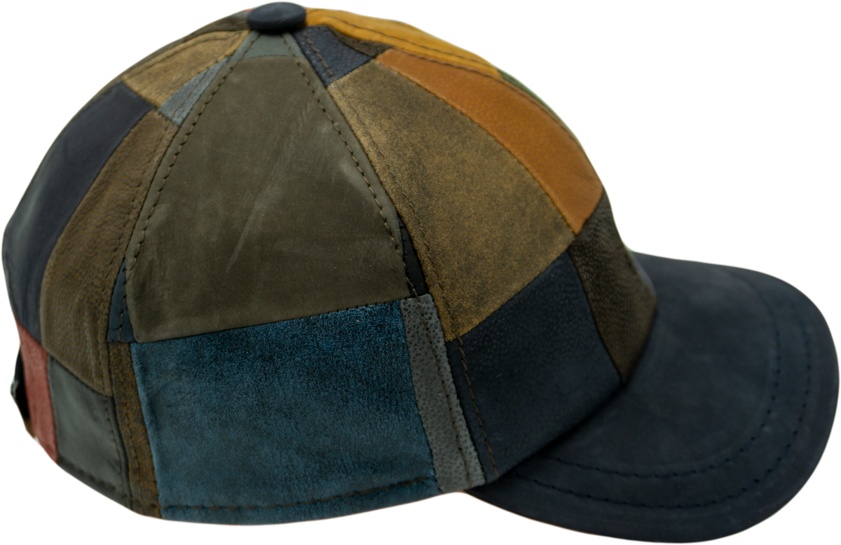 Cappello Baseball Patchwork (Vera Pelle)