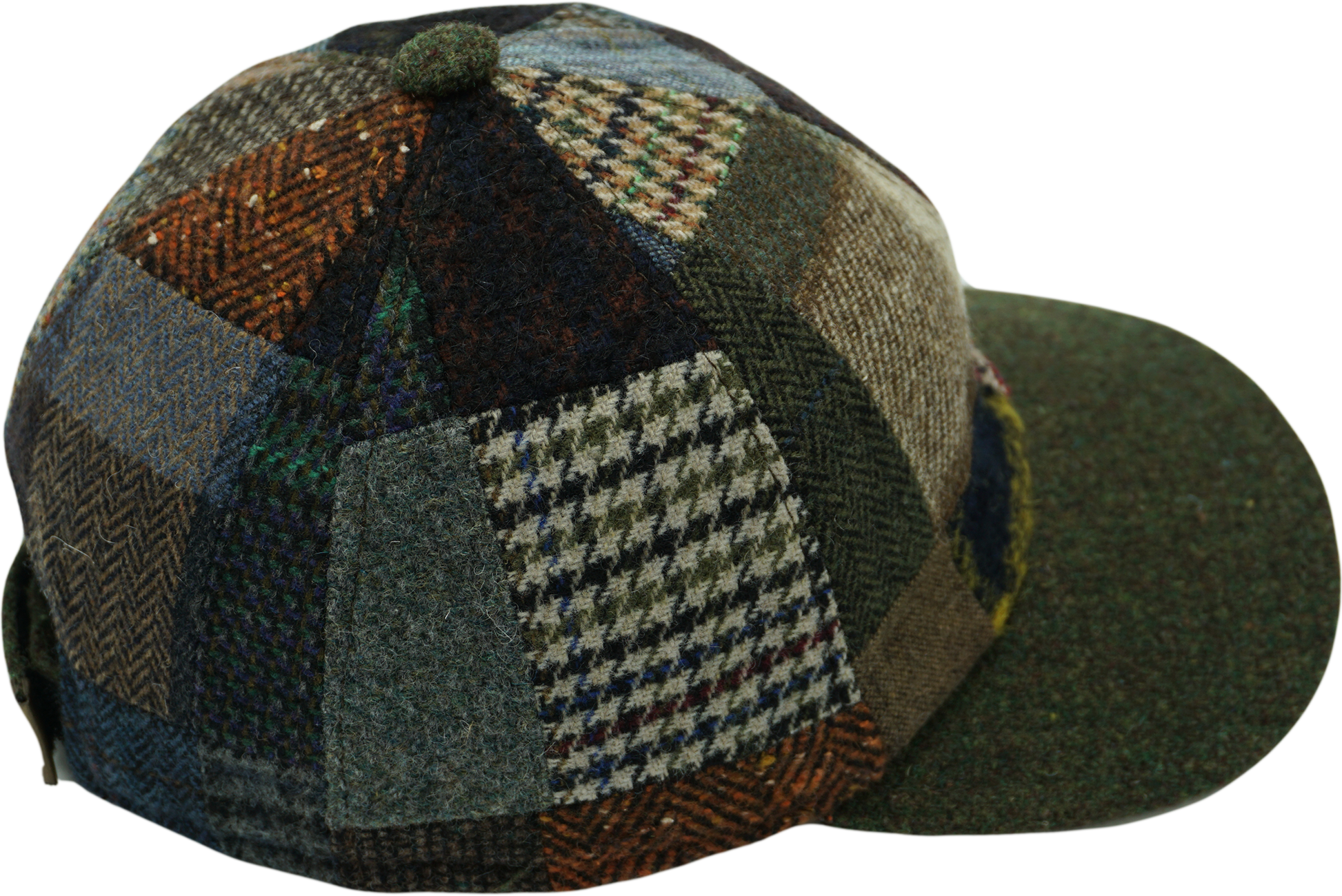 Patchwork Baseball Hat Wool