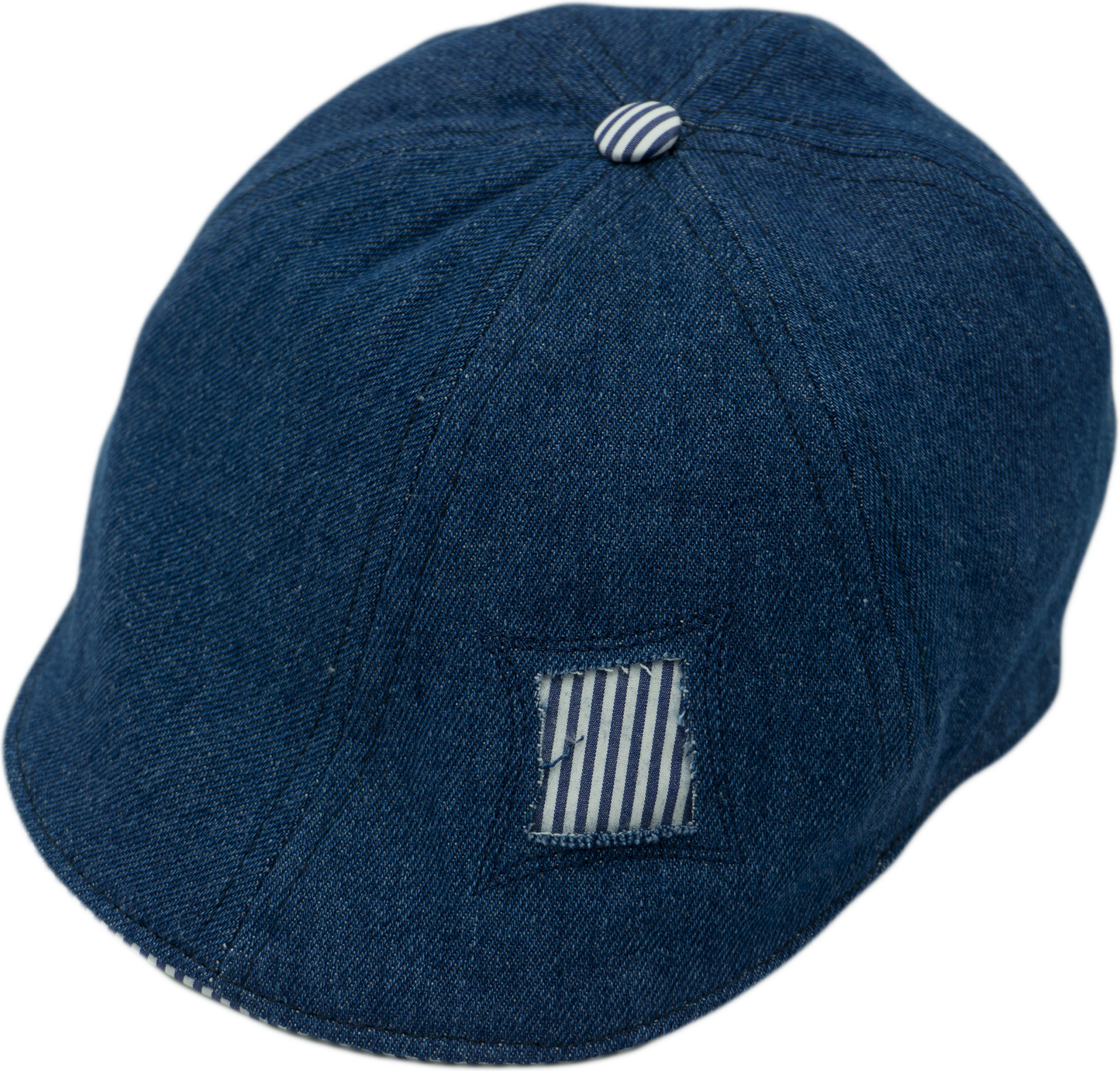 Norris Patchwork Flat Cap (Linen)