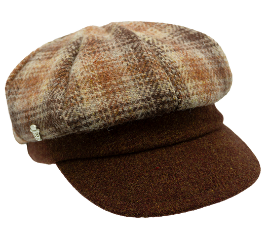 Newsboy-Mütze aus Harris-Tweed
