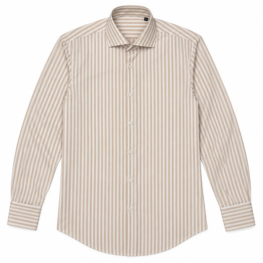Camicia Fast Righe - 100450 Beige
