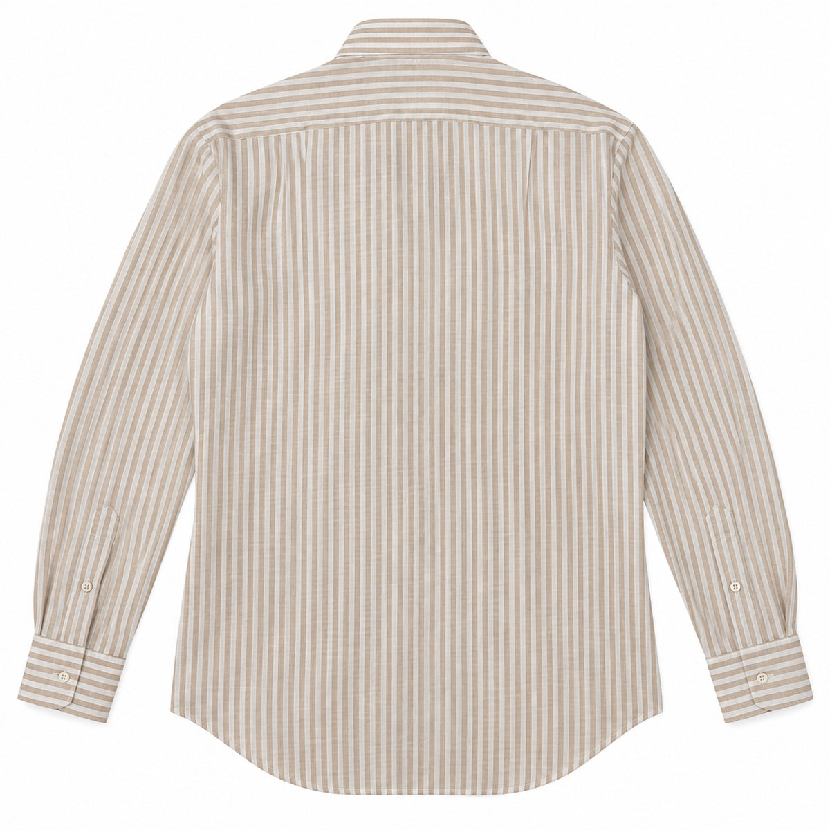 Camicia Lino Righe - 100700 Beige