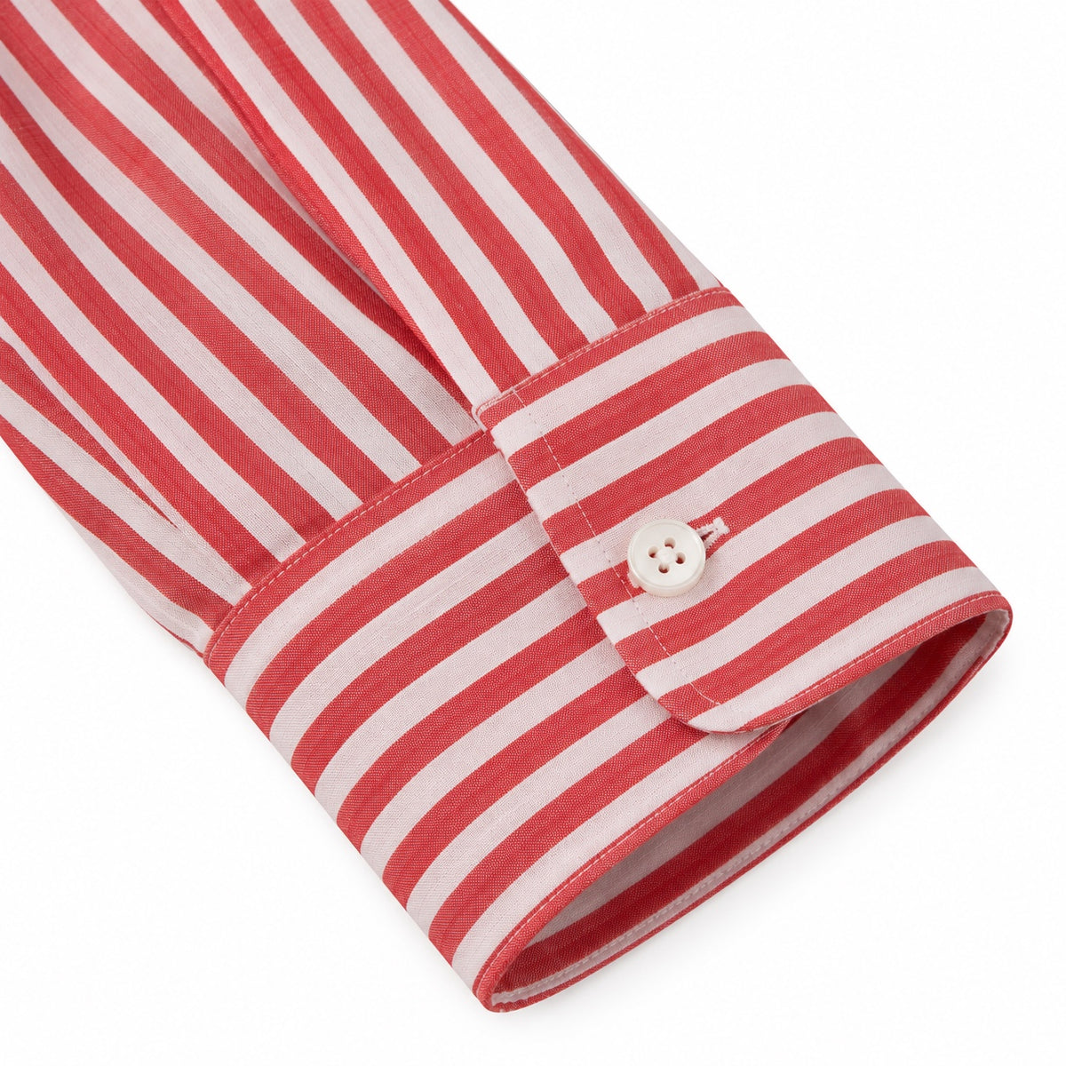 Camicia Lino Righe - 100700 Rosso