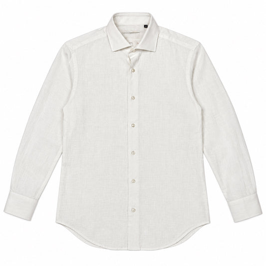 Camicia Lino Unito - 100750 Bianco