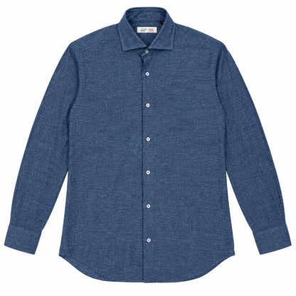 Camicia Lino Unito - 100750 Blu