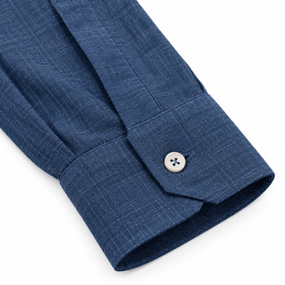 Camicia Lino Unito - 100750 Blu