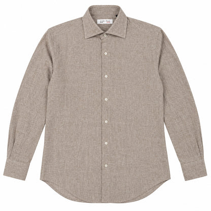 Camicia Lino Unito - 100750 Marrone