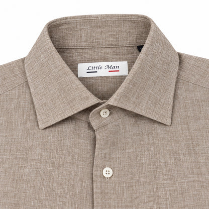 Camicia Lino Unito - 100750 Marrone