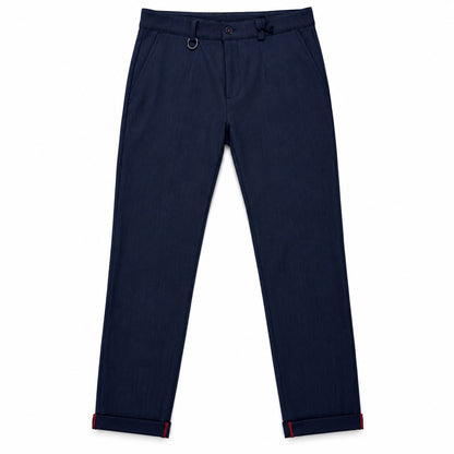 Pantaloni Skien Print - 6053602 Blu Navy