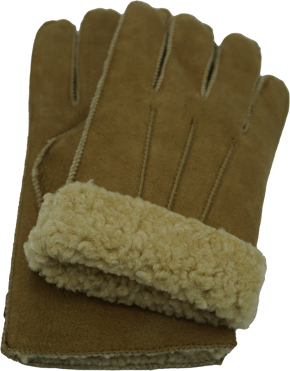 Acquista Leon guanti in pelle scamosciata nera-beige bicolore in Acquista Leon guanti in pelle scamosciata nera-beige bicolore in