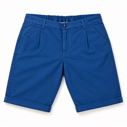 Bermuda Pinces Elastico - 92070B Azzurro