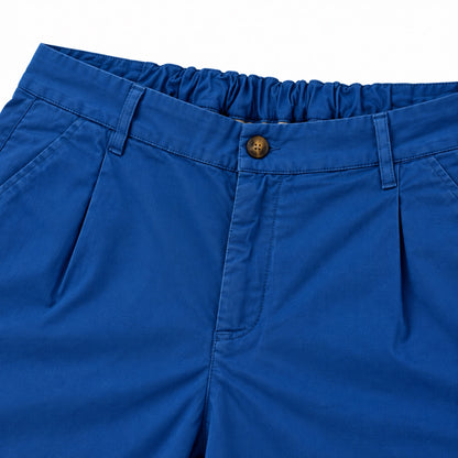 Bermuda Pinces Elastico - 92070B Azzurro