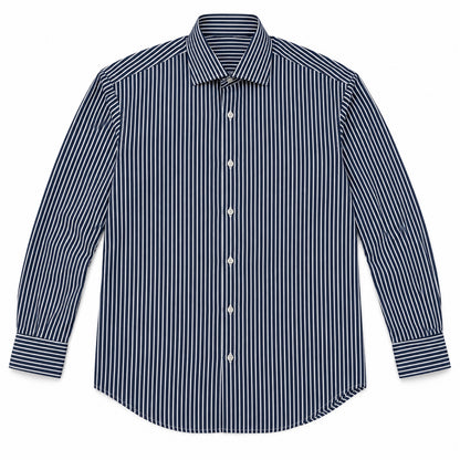 Camicia Righe 81/A - 100440 Blu