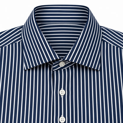 Camicia Righe 81/A - 100440 Blu
