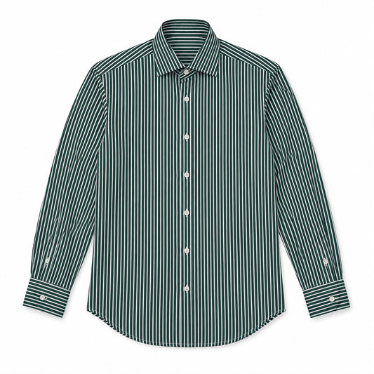Camicia Righe 81/A - 100440 Verde