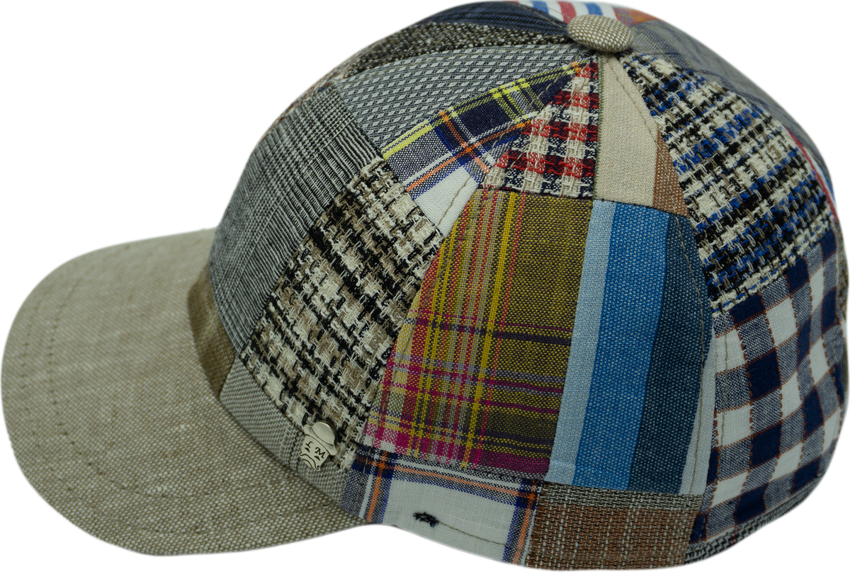 Cappello Baseball Patchwork (Lino)
