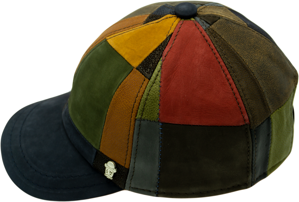 Cappello Baseball Patchwork (Vera Pelle)