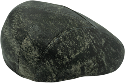 Patchwork Flat Cap (Genuine Leather)