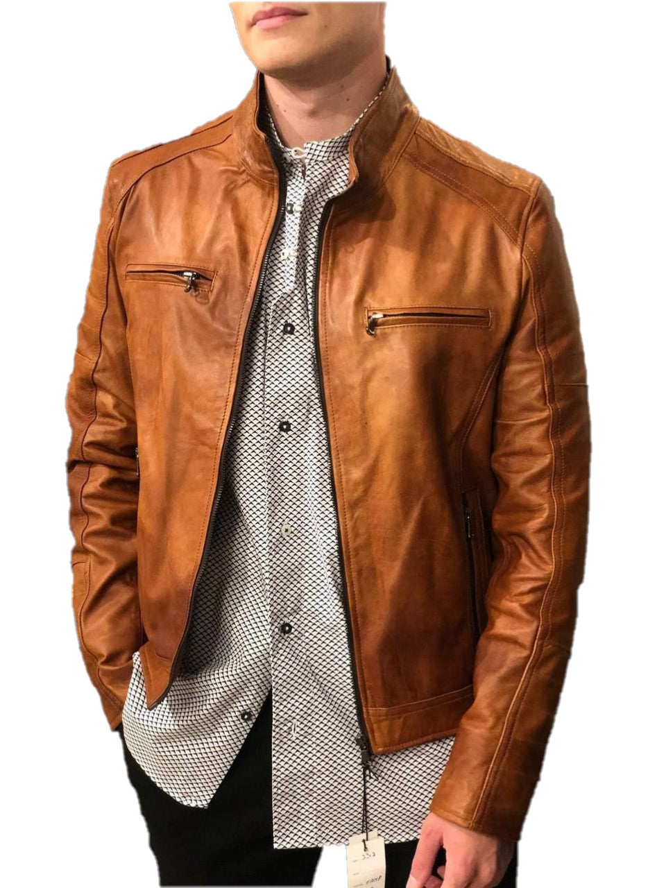 Mars-Jacke (echtes Leder)